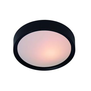 Lucide LEX - Plafonnier - Ø 33 cm - 2xE27 - Noir