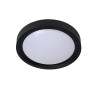 Lucide LEX - Plafonnier - Ø 33 cm - 2xE27 - Noir