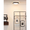 Lucide LEX - Plafonnier - Ø 33 cm - 2xE27 - Noir