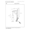 Lucide FIX - Applique murale - 1xE27 - Blanc