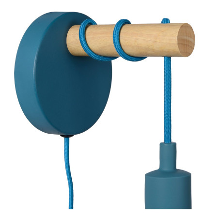 Lucide POLA - Applique murale Chambres d'enfant - 1xE27 - Bleu