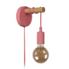 Lucide POLA - Applique murale Chambres d'enfant - Ø 12 cm - 1xE27 - Rose