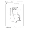 Lucide POLA - Applique murale Chambres d'enfant - Ø 12 cm - 1xE27 - Rose