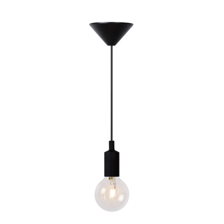 Lucide FIX - Suspension - Ø 10 cm - 1xE27 - Noir