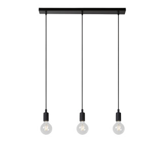 Lucide FIX - Suspension - 3xE27 - Noir