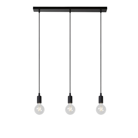 Lucide FIX - Suspension - 3xE27 - Noir