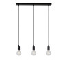 Lucide FIX - Suspension - 3xE27 - Noir