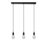 Lucide FIX - Suspension - 3xE27 - Noir