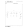 Lucide FIX - Suspension - 5xE27 - Convient aux mezzanines et plafonds hauts - Noir