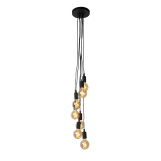 Lucide FIX - Suspension - 7xE27 - Noir