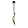 Lucide FIX - Suspension - 7xE27 - Noir