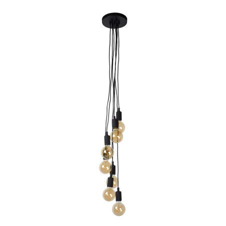 Lucide FIX - Suspension - 7xE27 - Noir