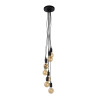 Lucide FIX - Suspension - 7xE27 - Noir