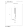 Lucide FIX - Suspension - 7xE27 - Noir