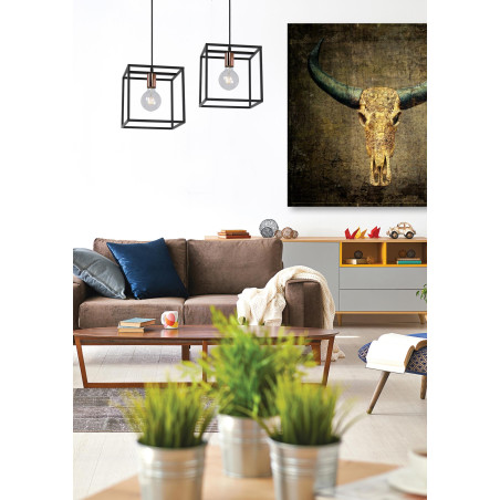 Lucide ARTHUR - Suspension - 1xE27 - Noir