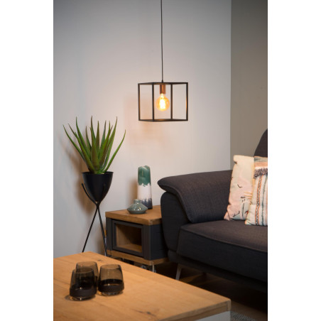 Lucide ARTHUR - Suspension - 1xE27 - Noir