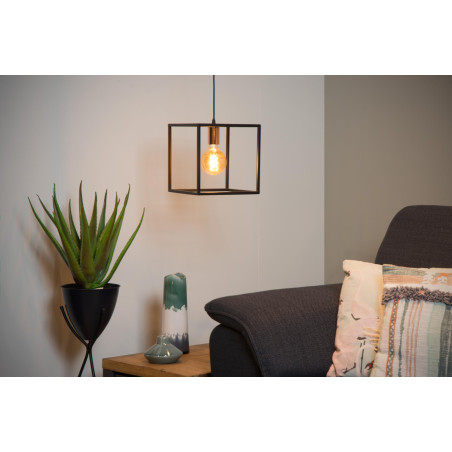 Lucide ARTHUR - Suspension - 1xE27 - Noir
