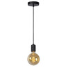 Lucide JOVA - Suspension - Ø 10 cm - 1xE27 - Noir