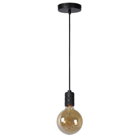 Lucide JOVA - Suspension - Ø 10 cm - 1xE27 - Noir