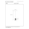 Lucide JOVA - Suspension - Ø 10 cm - 1xE27 - Noir