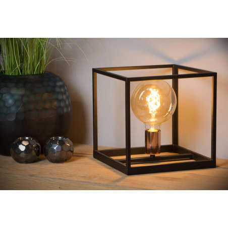 Lucide ARTHUR - Lampe de table - 1xE27 - Noir