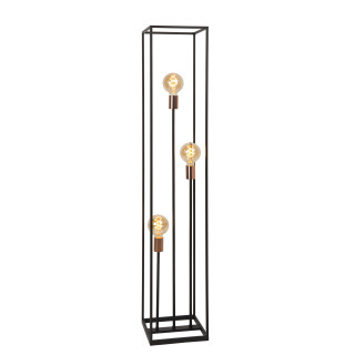 Lucide ARTHUR - Lampadaire - 3xE27 - Noir