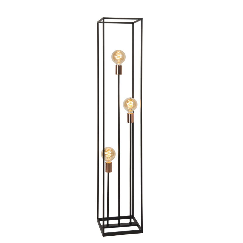 Lucide ARTHUR - Lampadaire - 3xE27 - Noir