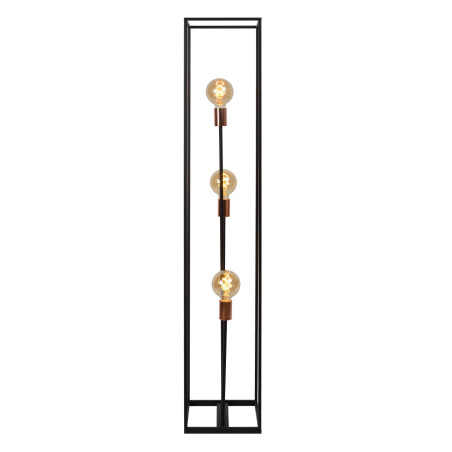 Lucide ARTHUR - Lampadaire - 3xE27 - Noir