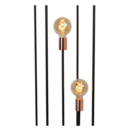 Lucide ARTHUR - Lampadaire - 3xE27 - Noir