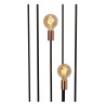 Lucide ARTHUR - Lampadaire - 3xE27 - Noir