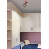 Lucide POLA - Spot plafond Chambres d'enfant - Ø 10,5 cm - 1xE27 - Rose