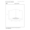 Lucide BODI - Spot plafond - 1xGU10 (MR16) - Noir