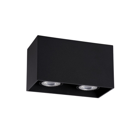 Lucide BODI - Spot plafond - 2xGU10 (MR16) - Noir