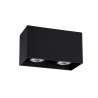 Lucide BODI - Spot plafond - 2xGU10 (MR16) - Noir