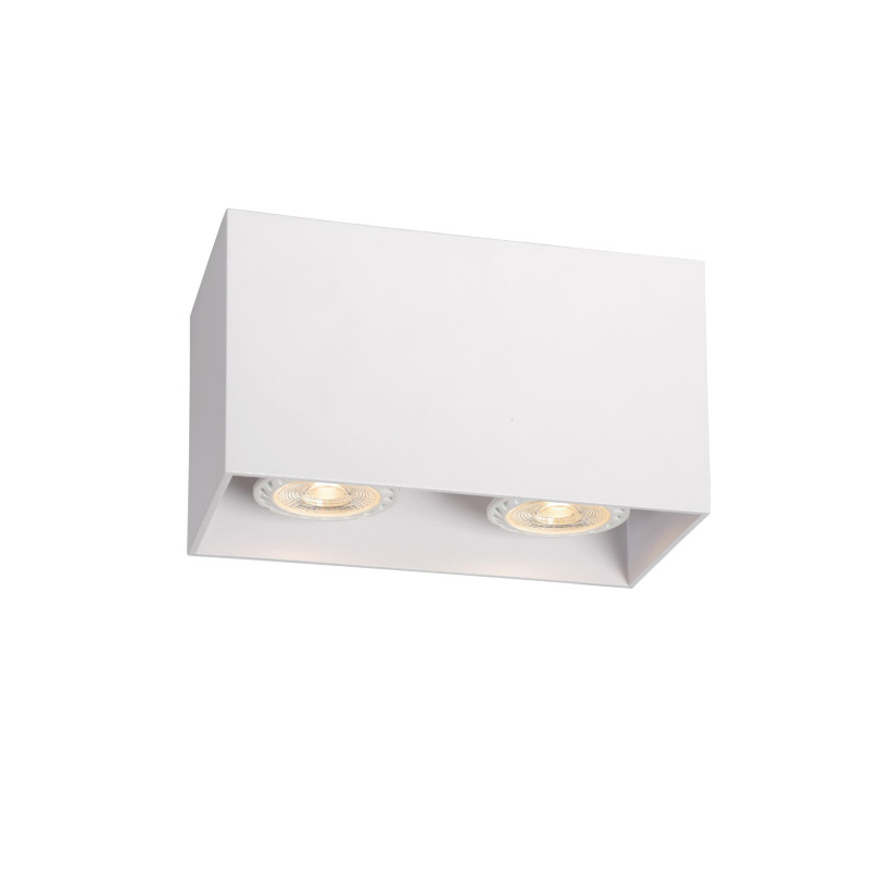 Lucide BODI - Spot plafond - 2xGU10 (MR16) - Blanc