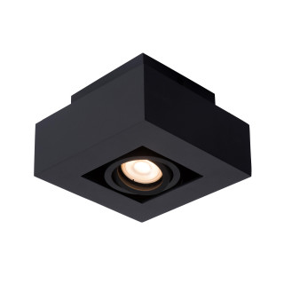 Lucide XIRAX - Spot plafond - LED Dim to warm - GU10 (MR16) - 1x5W 2200K/3000K - Noir
