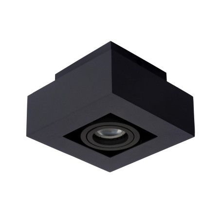 Lucide XIRAX - Spot plafond - LED Dim to warm - GU10 (MR16) - 1x5W 2200K/3000K - Noir
