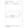 Lucide XIRAX - Spot plafond - LED Dim to warm - GU10 (MR16) - 1x5W 2200K/3000K - Noir