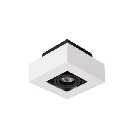 Lucide XIRAX - Spot plafond - LED Dim to warm - GU10 (MR16) - 1x5W 2200K/3000K - Blanc