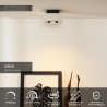 Lucide XIRAX - Spot plafond - LED Dim to warm - GU10 (MR16) - 1x5W 2200K/3000K - Blanc