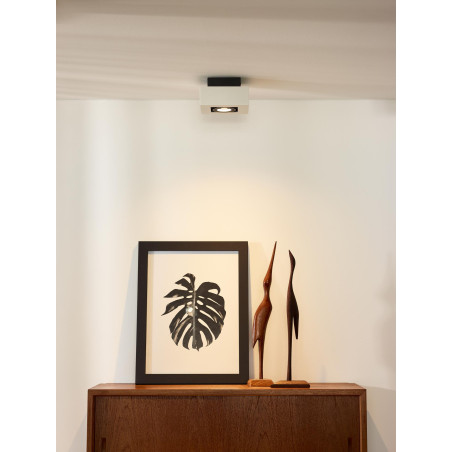 Lucide XIRAX - Spot plafond - LED Dim to warm - GU10 (MR16) - 1x5W 2200K/3000K - Blanc