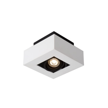 Lucide XIRAX - Spot plafond - LED Dim to warm - GU10 (MR16) - 1x5W 2200K/3000K - Blanc