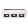 Lucide XIRAX - Spot plafond - LED Dim to warm - GU10 (MR16) - 3x5W 2200K/3000K - Blanc