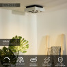 Lucide XIRAX - Spot plafond - LED Dim to warm - GU10 (MR16) - 4x5W 2200K/3000K - Blanc