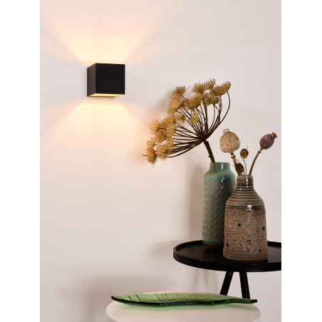 Lucide DEVI - Applique murale - 1xG9 - Noir