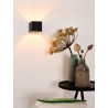 Lucide DEVI - Applique murale - 1xG9 - Noir
