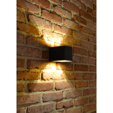 Lucide DEVI - Applique murale - 1xG9 - Noir