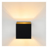 Lucide DEVI - Applique murale - 1xG9 - Noir