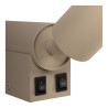 Lucide OTIMO - Spot mural / Applique mural - 2xGU10 (MR16) - Café - Essential