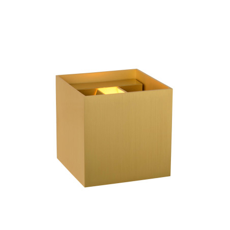 Lucide XIO - Applique murale - LED Dim. - G9 - 1x4W 2700K - Angle du faisceau réglable - Or Mat / Laiton